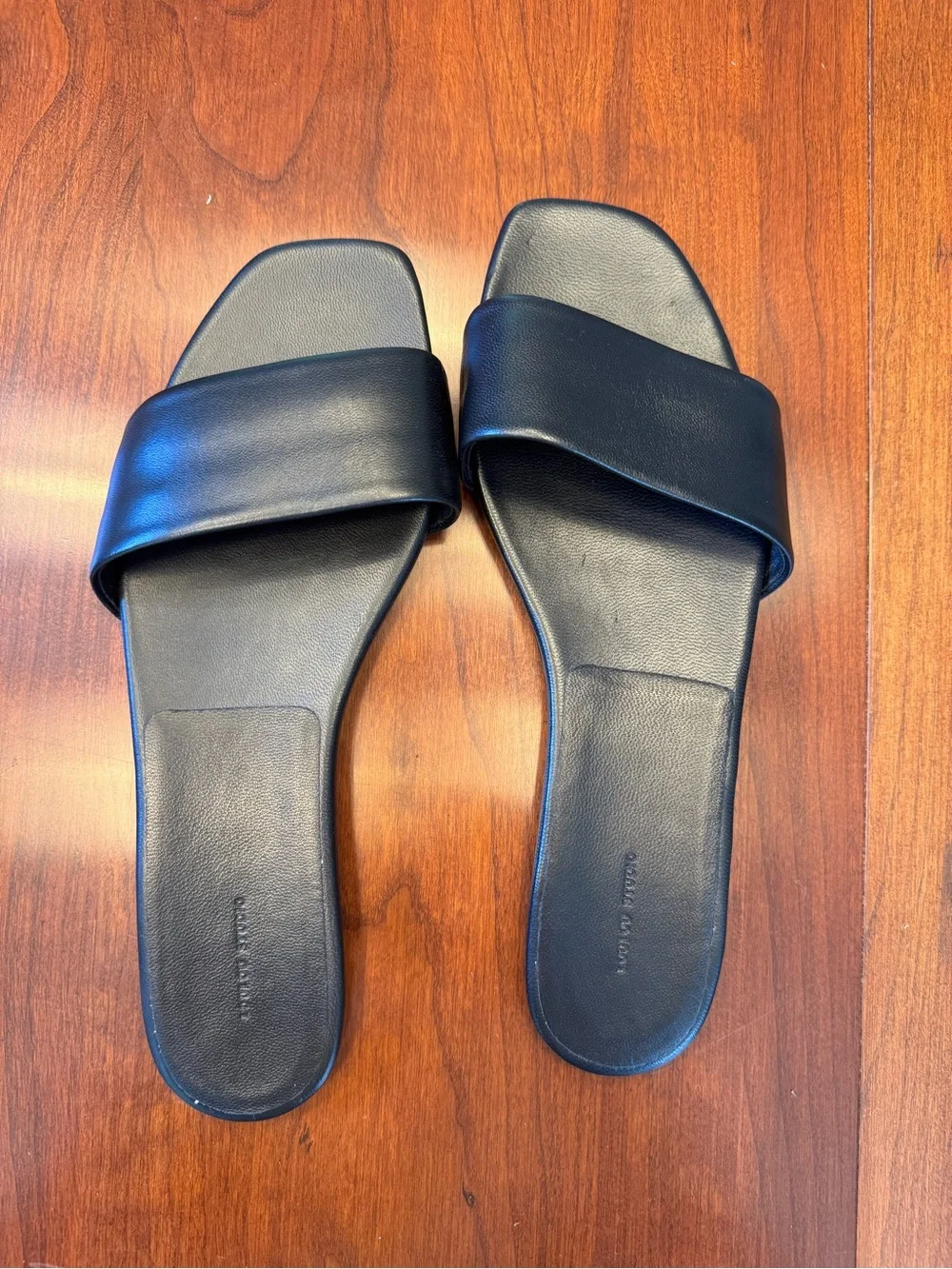 Loulou Studio Black Slide Sandals - Minimal Leather Slides